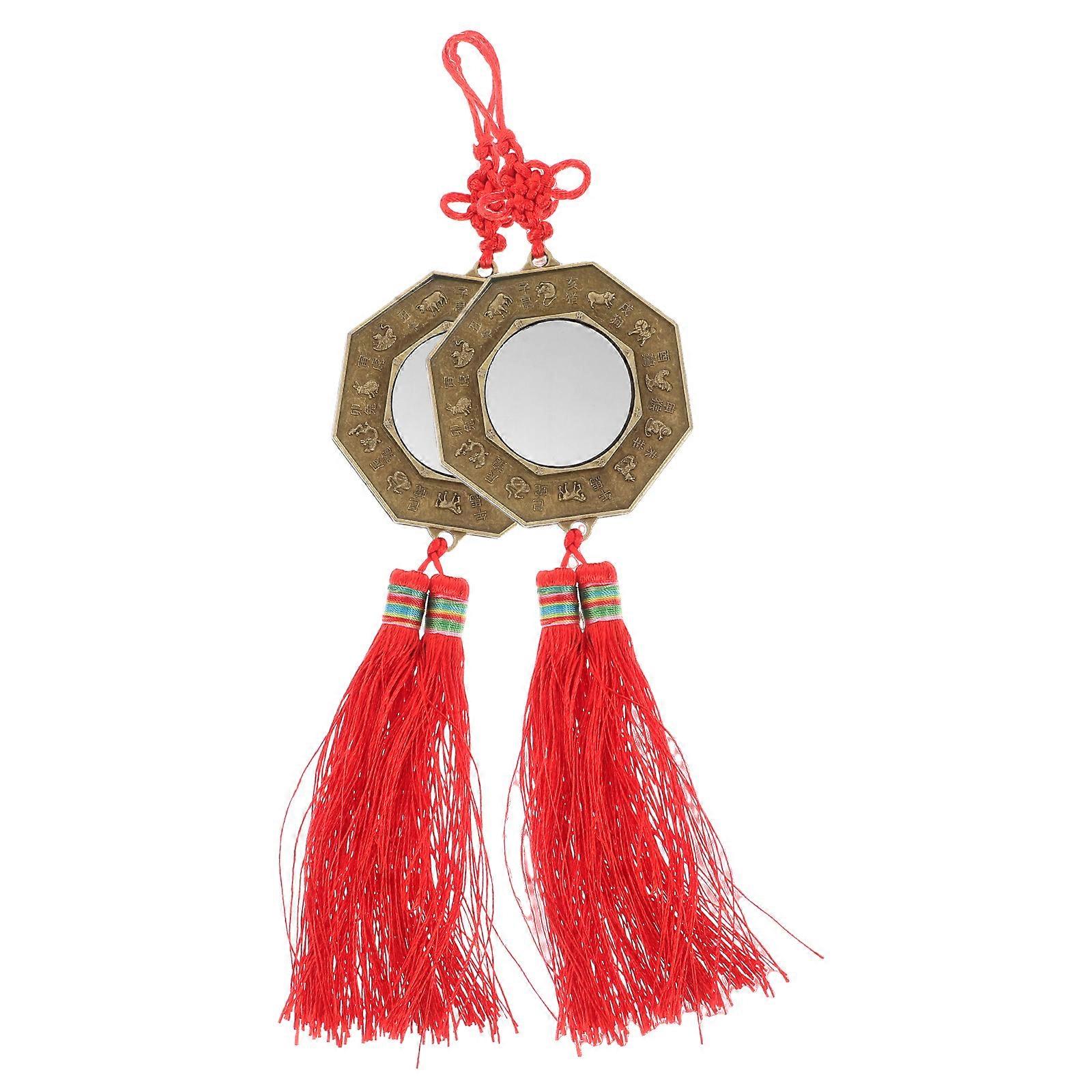 Chinese Feng Shui Bagua Mirror for Home Blessing 10Pcs Set