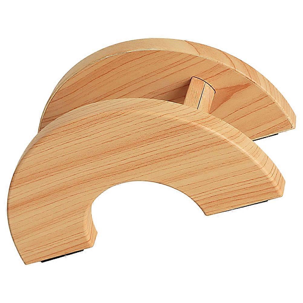 Beige Coffee Filter Holder for Plastic Filter Paper Storage Rack 2Pcs