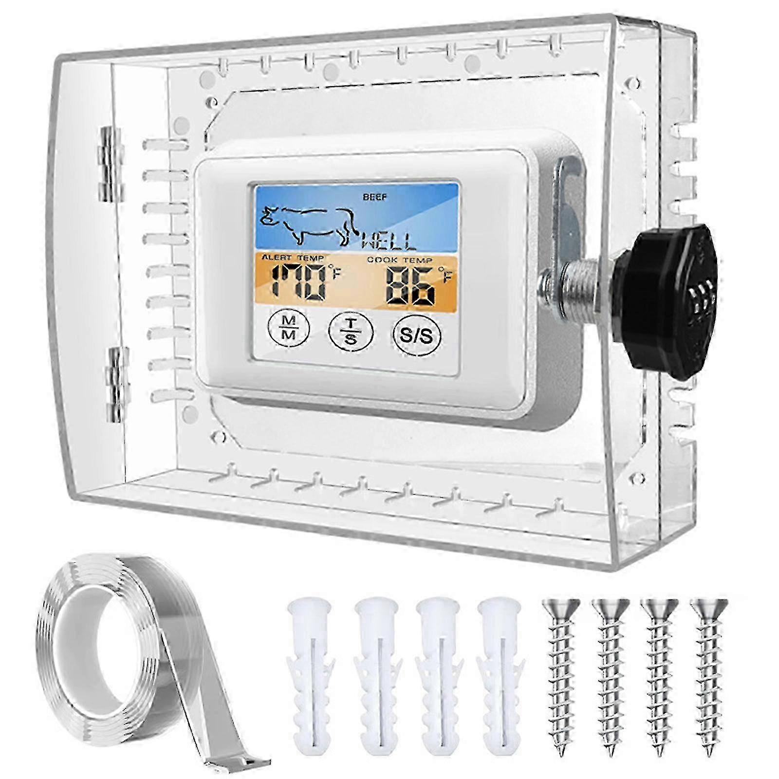Large Clear Thermostat Guard Lock Box with Combination Lock Set Thermostat Protector for Preventing Unauthorized Access