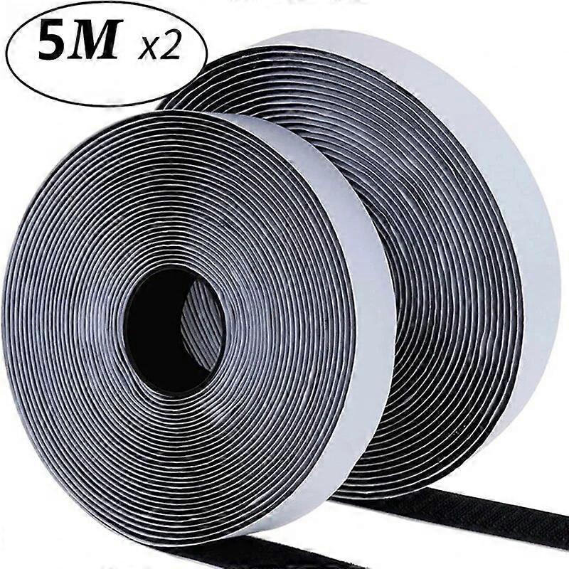 1/3/5M Strong Self-adhesive Fastener Tape Hook and Loop Magic Nylon Sticker Tape Adhesive with Glue Strap for DIY Craft 20MM