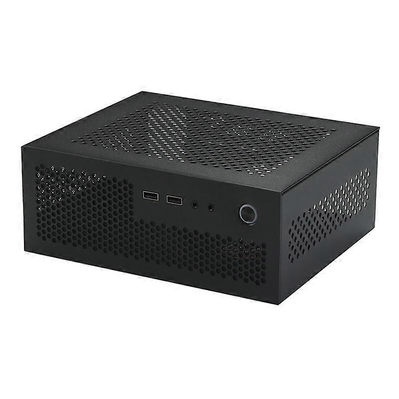 A09 HTPC Computergehäuse Mini ITX Gaming PC Gehäuse Desktop-Gehäuse USB2.0 Computergehäuse Heimcomputer