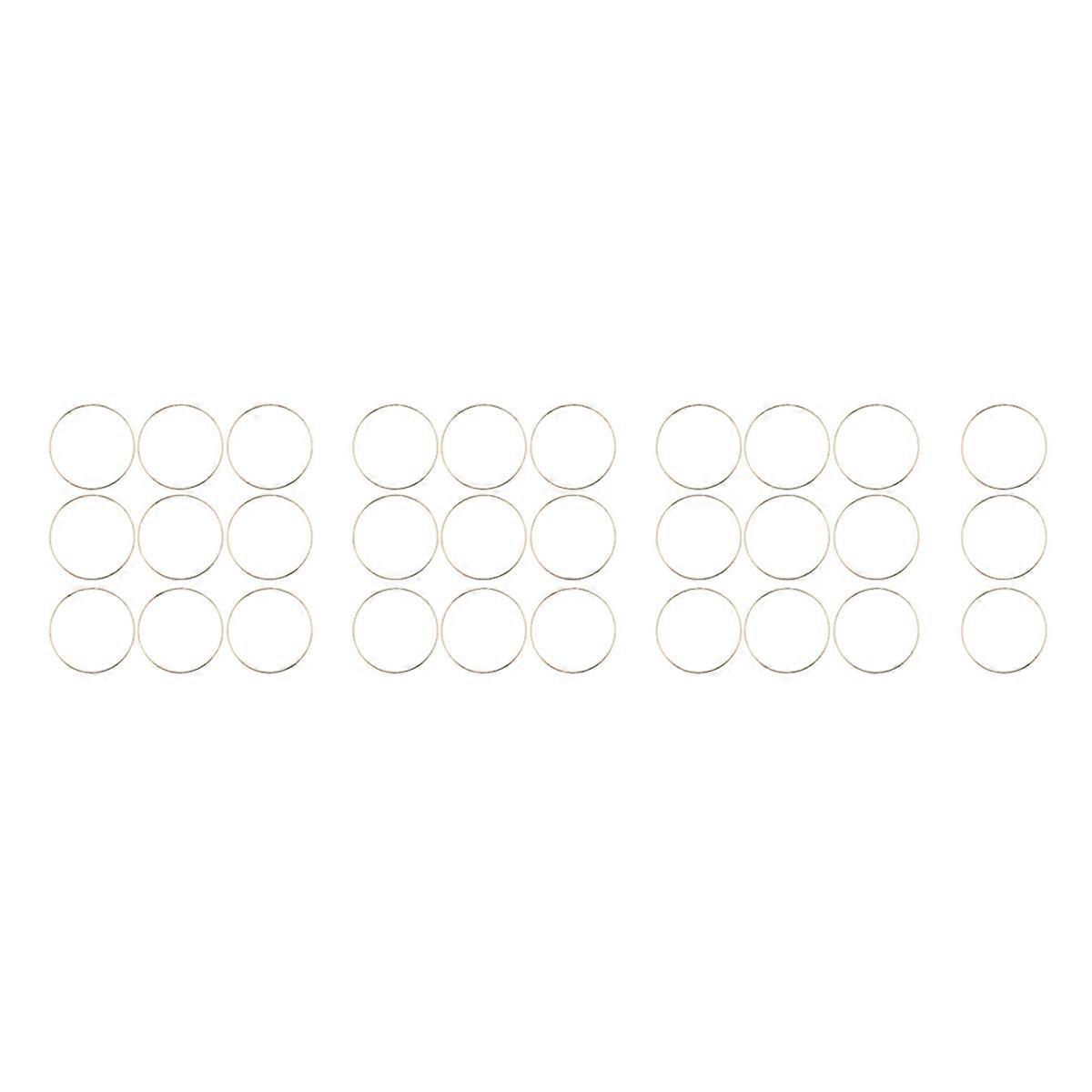 Pacote com 10 Argolas Florais de Metal de 10 Polegadas para Guirlanda DIY, Dream Catcher