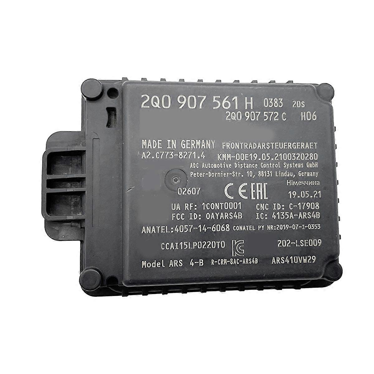 Front Bumper ACC Probe Module for Q2 Q3 Adaptive Cruise Control Distance Sensor 2Q0907561H, 2Q0 907 561H