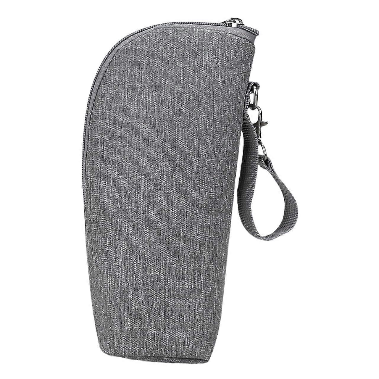 Portable Insulated Bottle Pouch Thermal Milk Bottle Storage Bag For Feeding Handheld Design Keeps Warm Hours Travel Use
