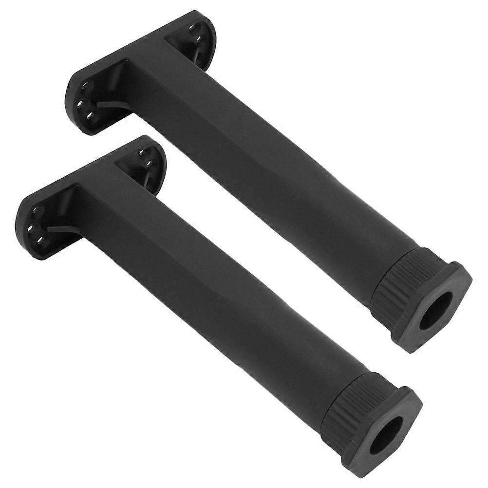 Bed Frame Support Leg Adjustable Bed Legs Replacement 4Pcs Black