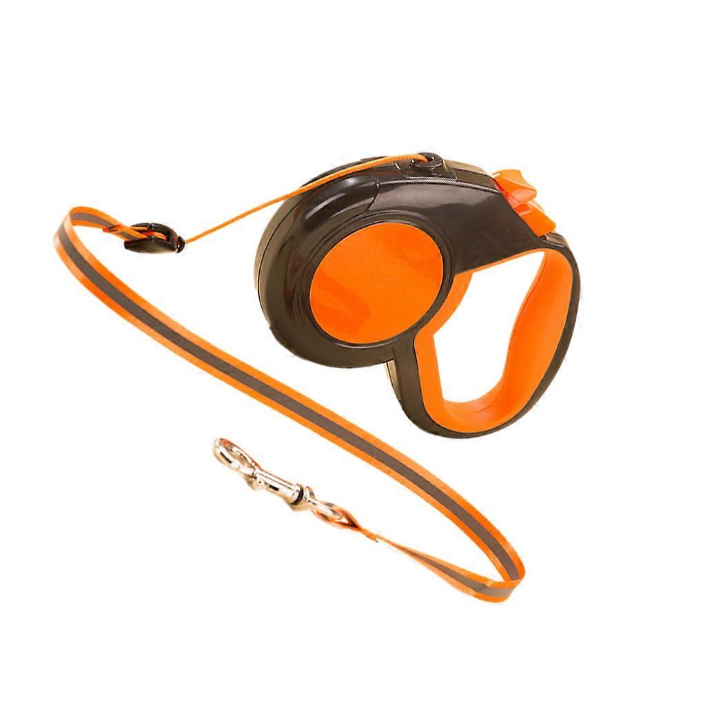 Automatic Retractable Dog Leash Reflective Nylon Strap Easy To Operate Retractable Dog