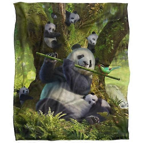 JQ Licensing Family Panda Supersoft Blanket