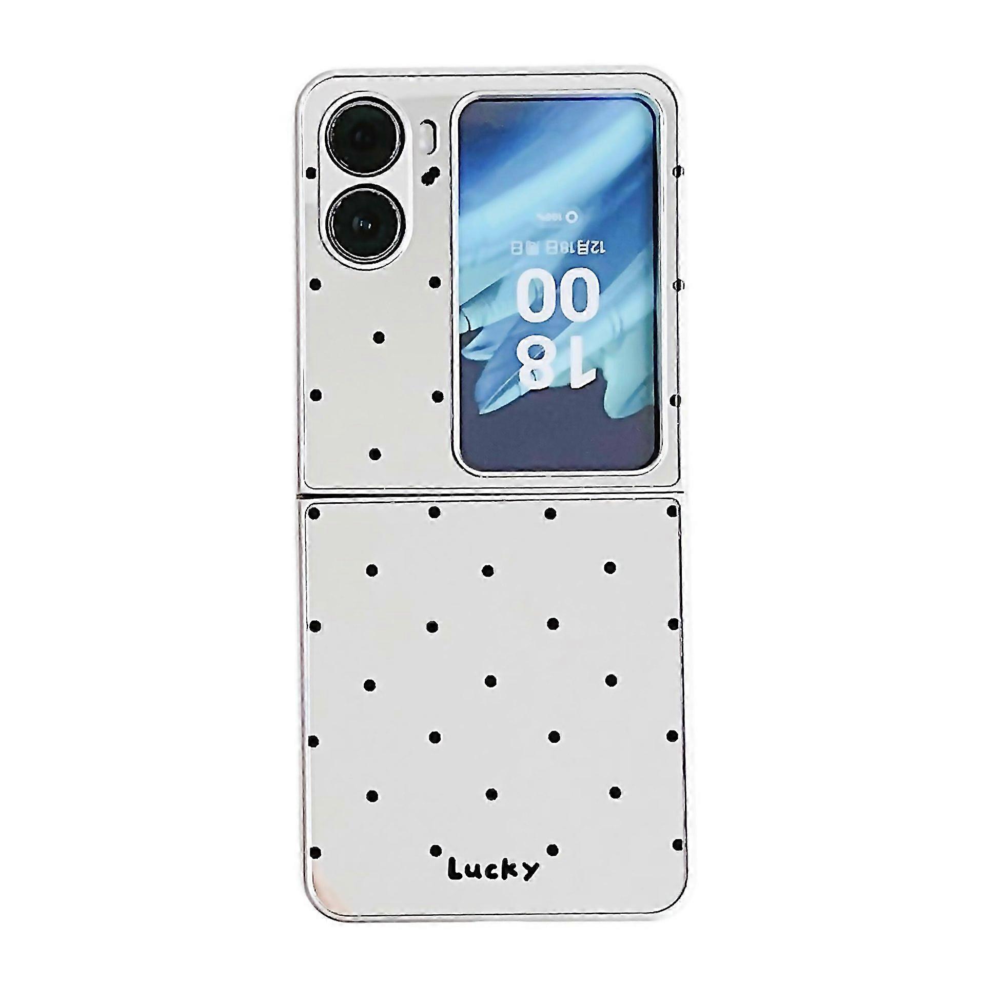 For Mirror Polka Dot Pc Folding Phone