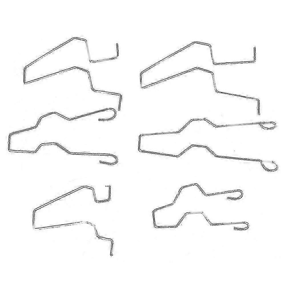 Headlamp Bulb Retaining Clips 6pcs Compatible with H1 H4 H7 Dip Dipped Beam