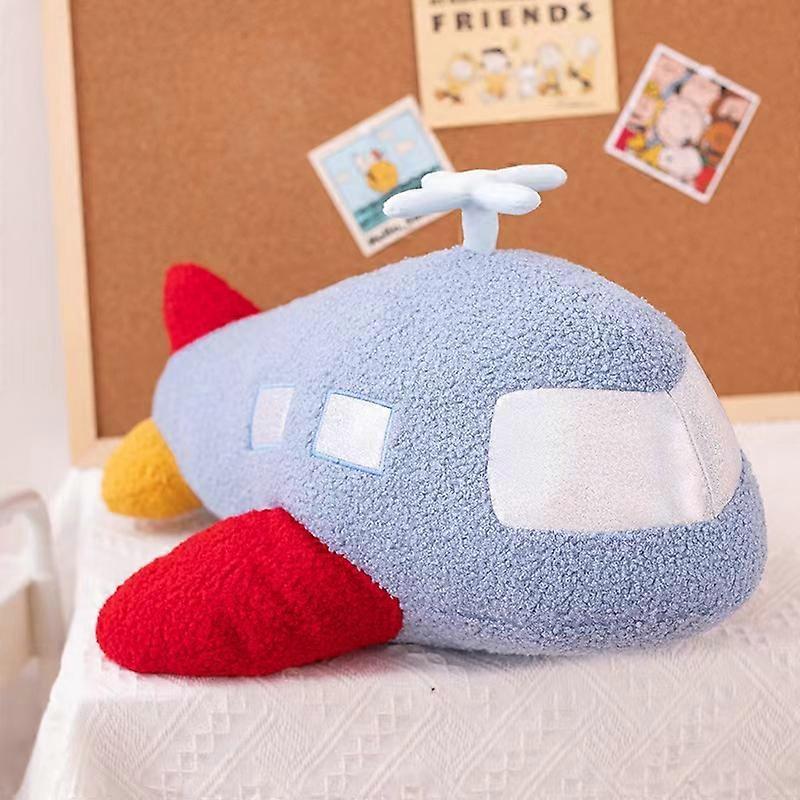 Soft-packed space rocket spaceship UFO airplane astronaut alien cute plush toy spaceship pillow boy gift room decoration