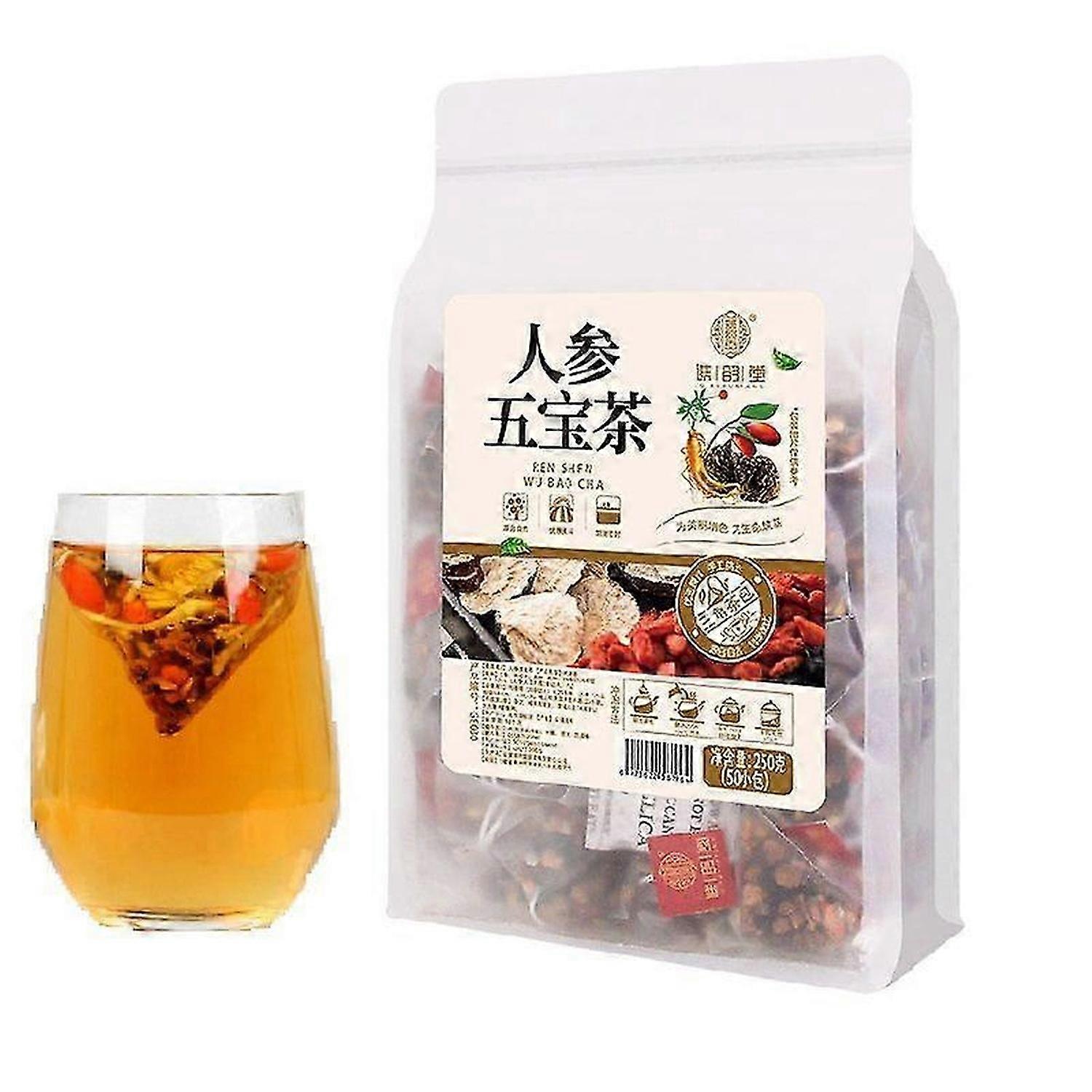 Neuer Ginseng Fünf-Schätze-Tee Kräutertee 250g
