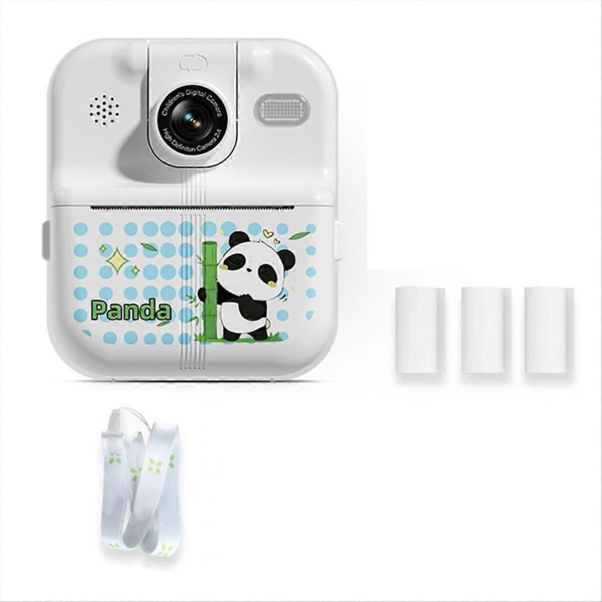 Kids Camera Cute Camera Photo Printer Digital Children Panda
