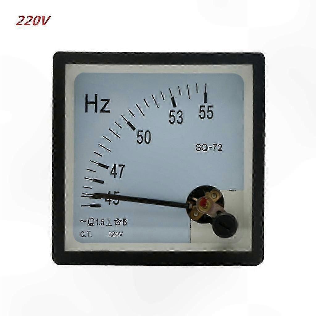 Analog Frequency Meter for AC Panels - 100V/220V/380V Hertz Gauge Tester Indicator