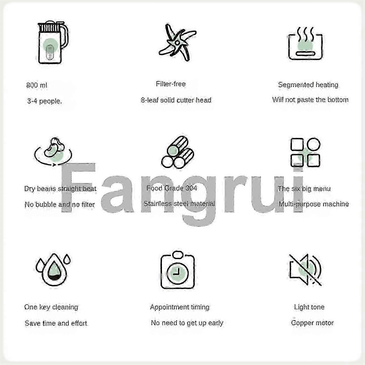 For Milk Dispenser Electric Soy Milk Wall Breaking Machine Eu