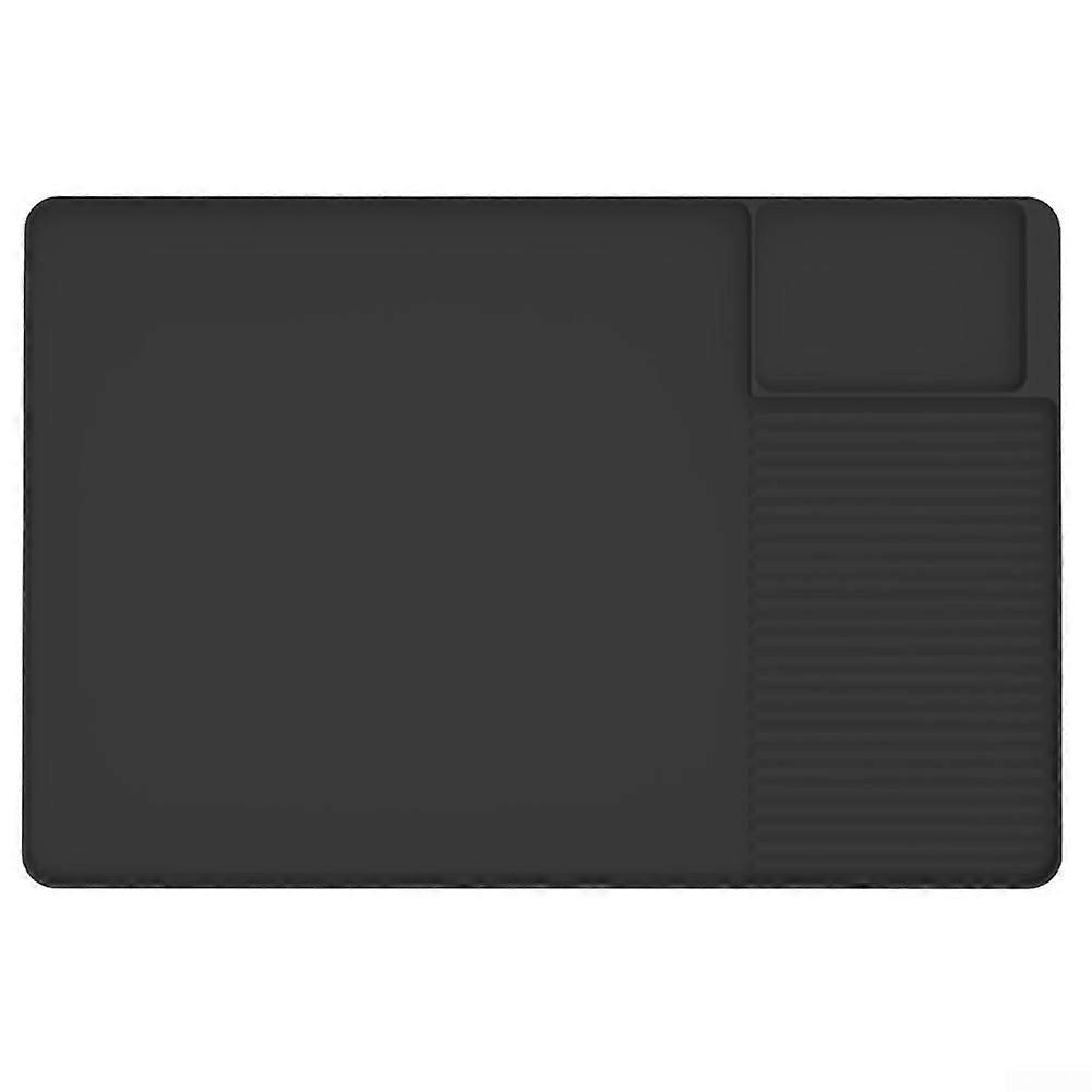 Functional Silicone Pad For Under Espresso Machines Spill Catcher Black
