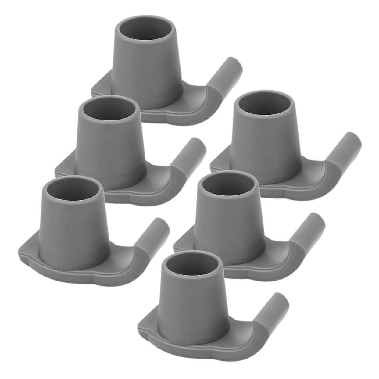 AntiSkid Walker Ski Glides  6Piece Set, For Elderly Rollators, Compatible With Most Walker Models, Smooth Mobility