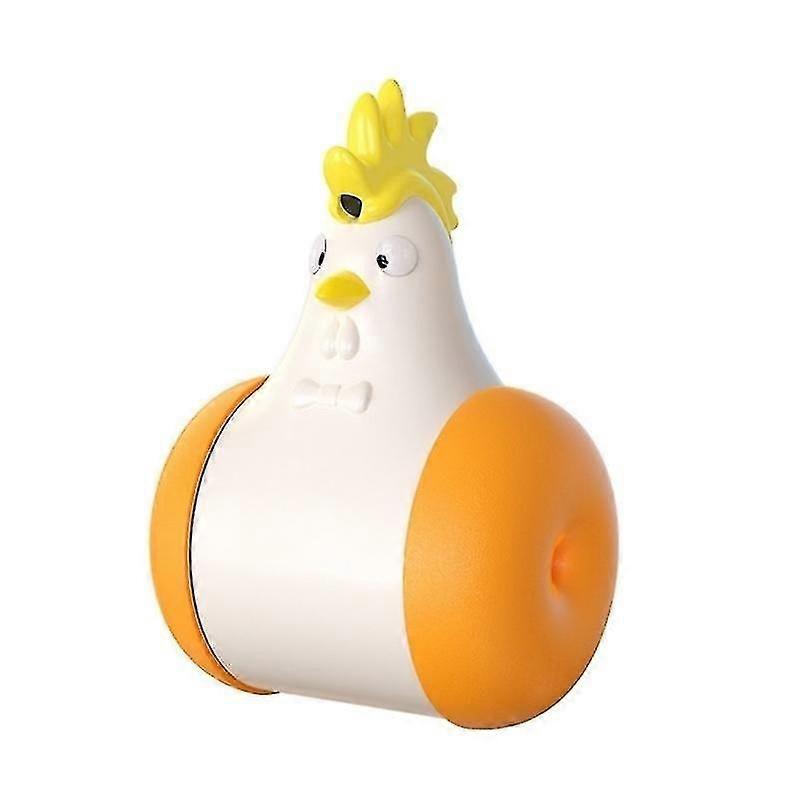 Plastic roly-poly chick interactive toy automatic electric cat funny stick