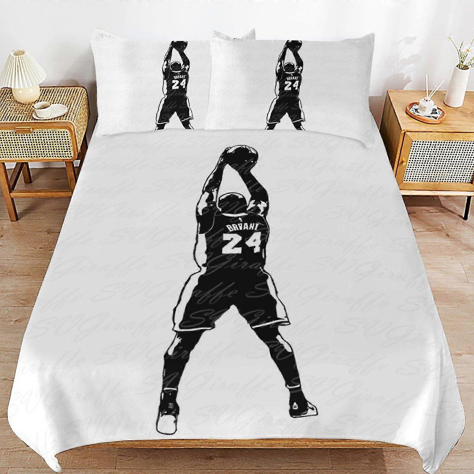 w397 Kobe Bryant Light Feel Soft Touch Consistent Fabric Smooth Sleep Layer Duvet Cover Sets Comfort Kit m397