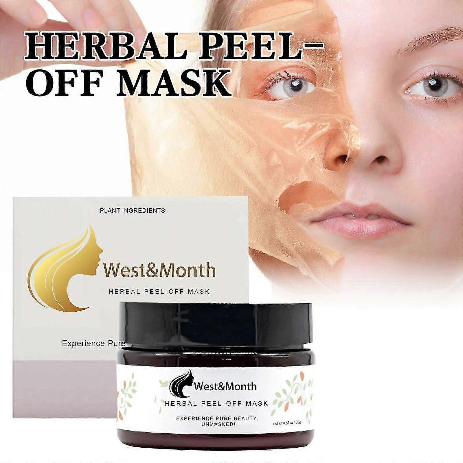 Peeling Mask - Moisturizing , Brightening Blackhead Remover with Honey, Ginseng , Coffee Extracts