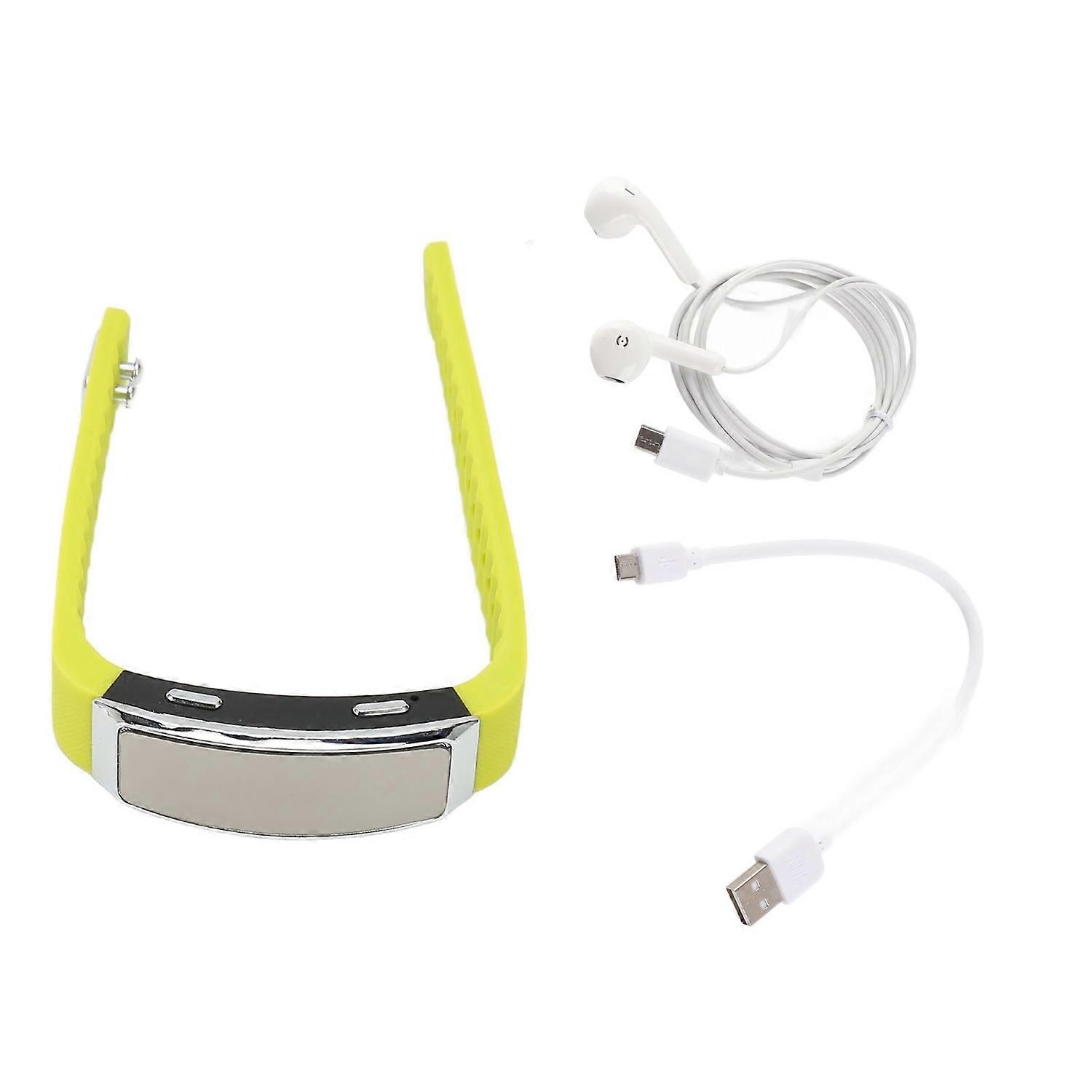 Recorder Watch HD Noise Reduction Voice Activated Rechargeable Music Player Recorder Wristband for C