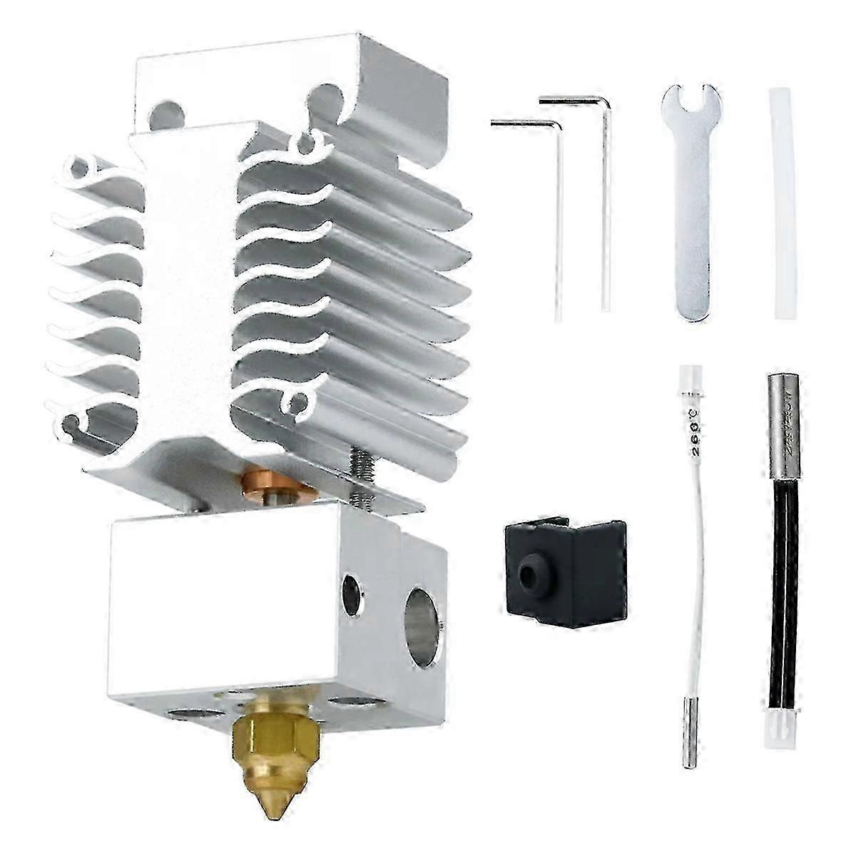 Hotend Kit for Ender 3 V3 SE Heating Block Kit Bimetallic Throat High Temperature Print Head for End