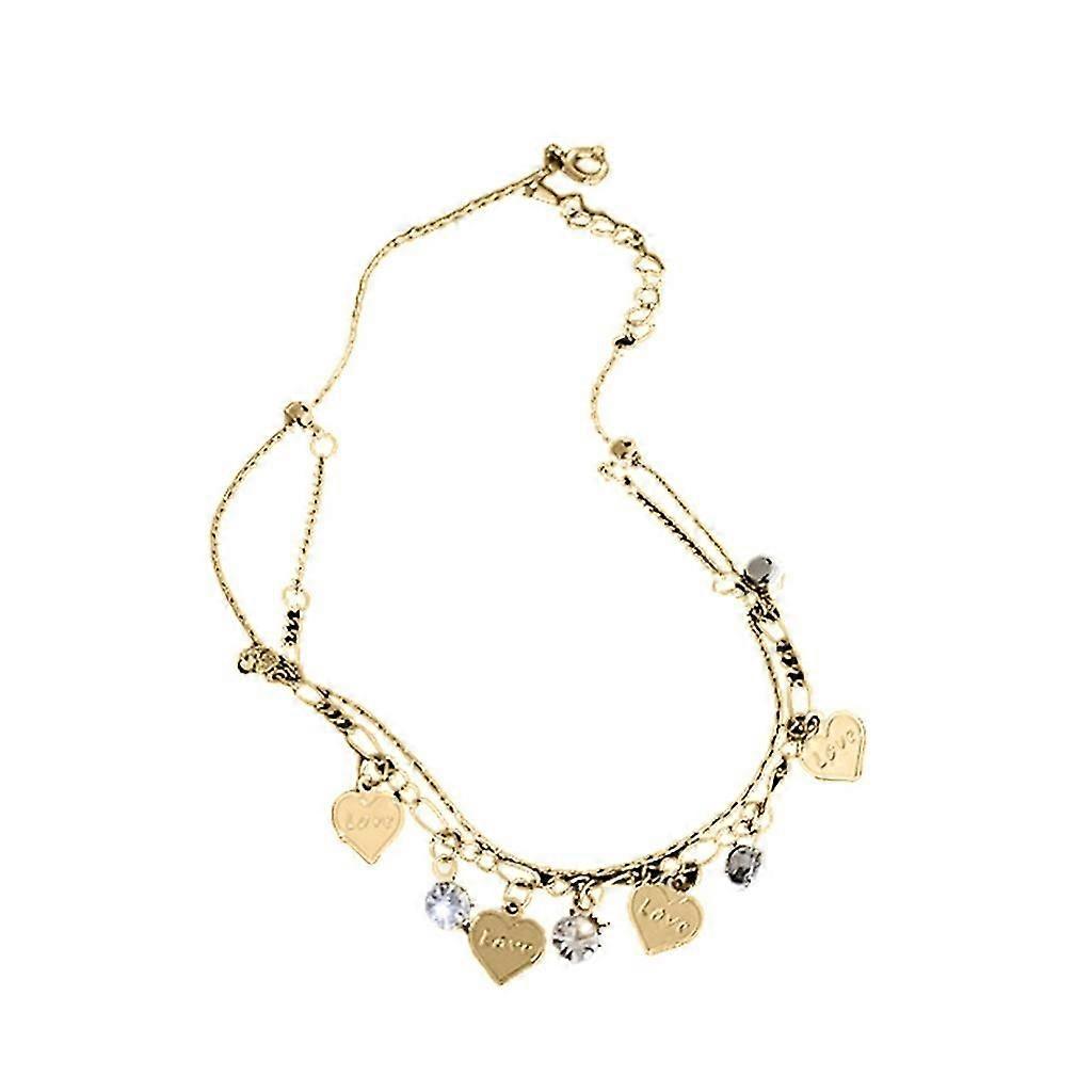 Anklet Adjustable Foot Chain Best Friend Anklet Heart Letters Charm Anklets