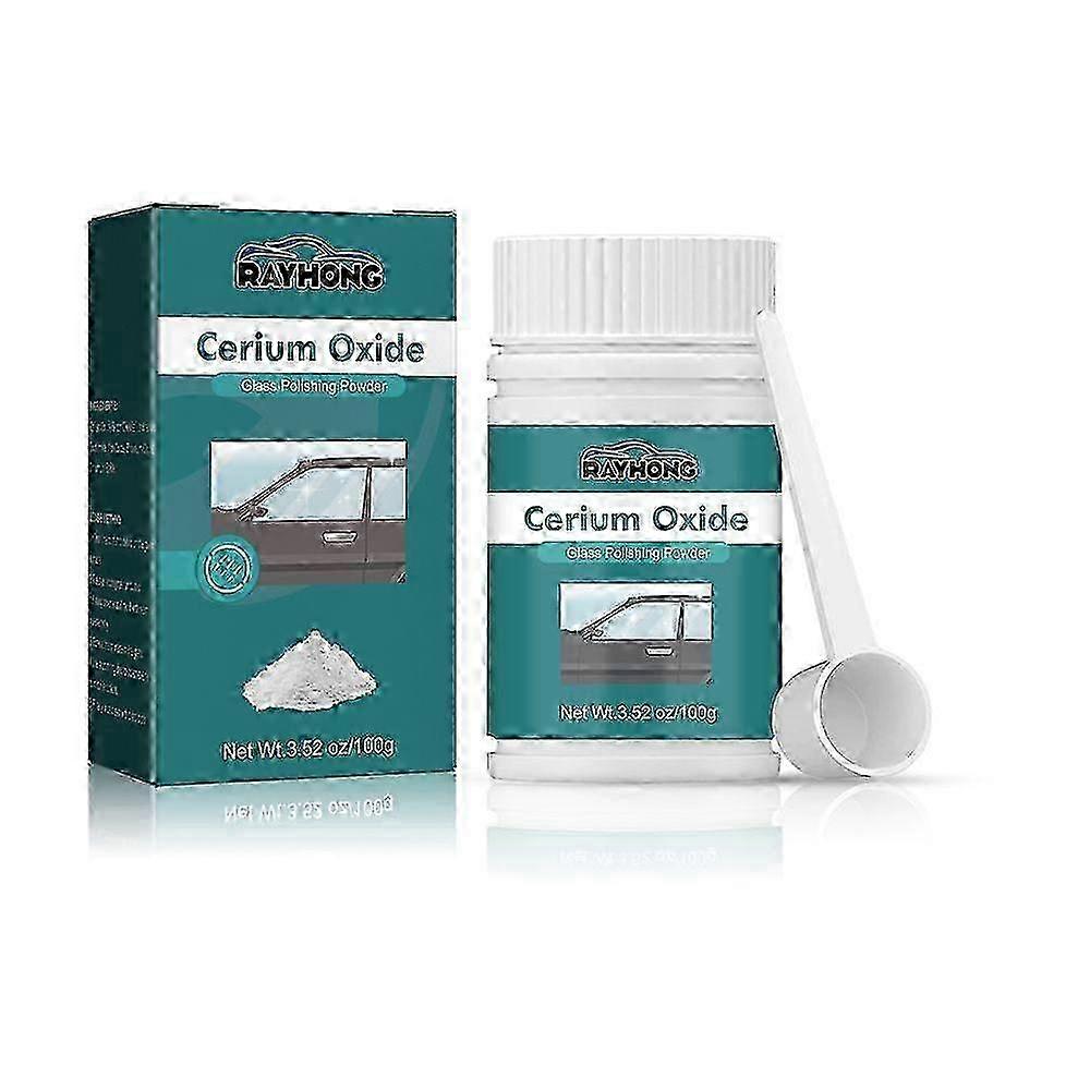 Deep Scratch Remover Kit with Cerium Oxide Powder 100g - New Glass Polishing Solution