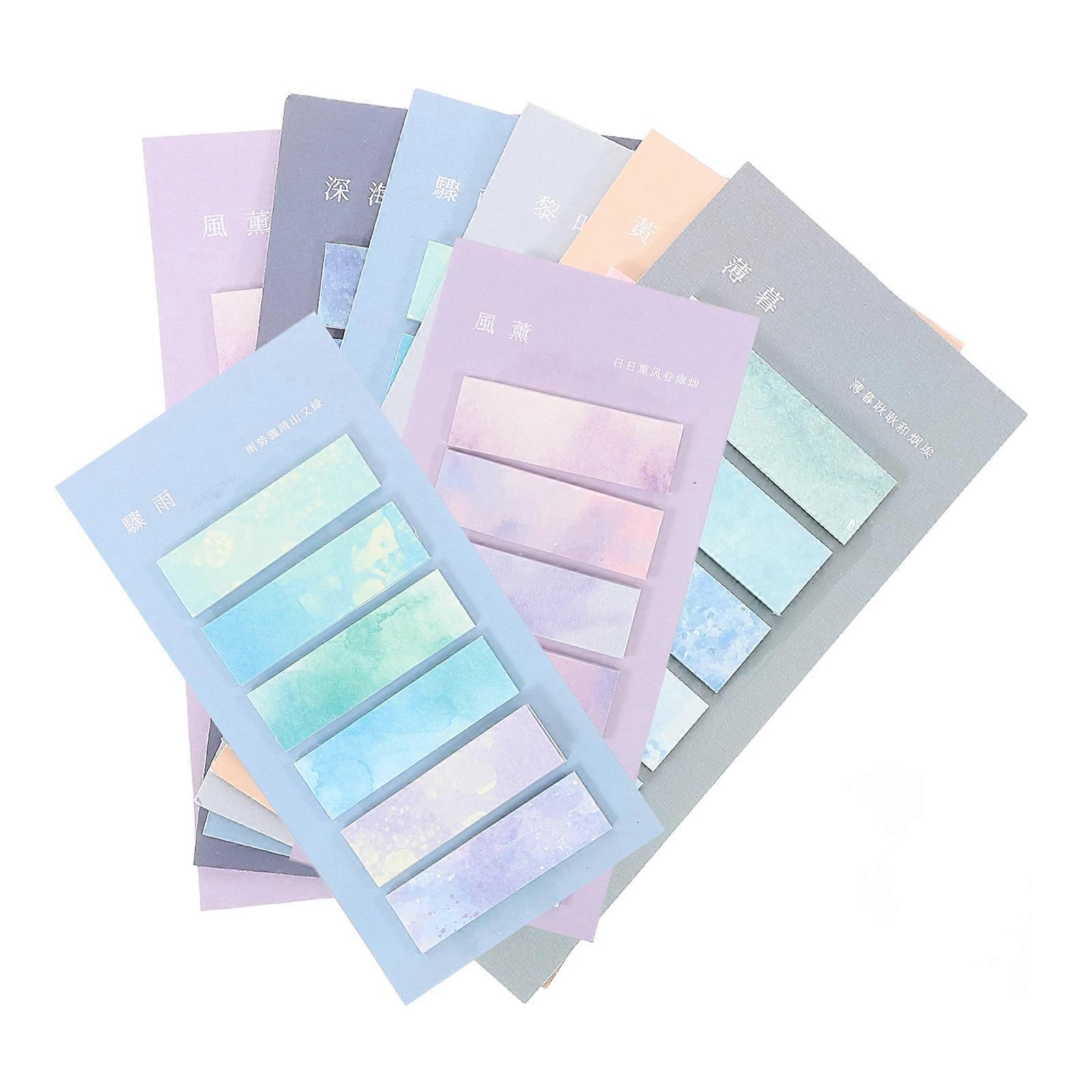 Sticky Tabs for Books with 8Sets Page Markers and Book Tabs