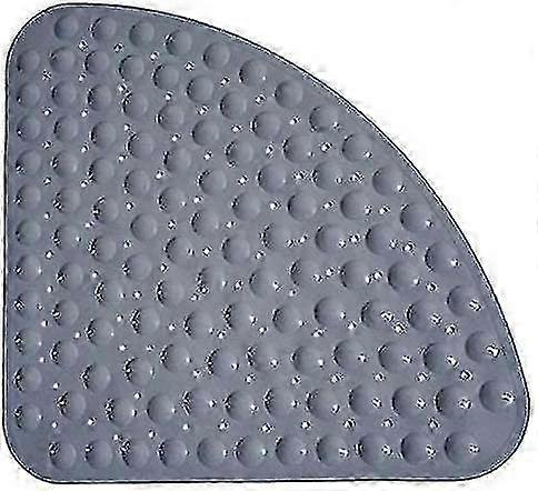 Antislip badkuipmat voor douche of bad, rubberen hoekdouchemat met antibacterieel ontwerp, 54x54cm