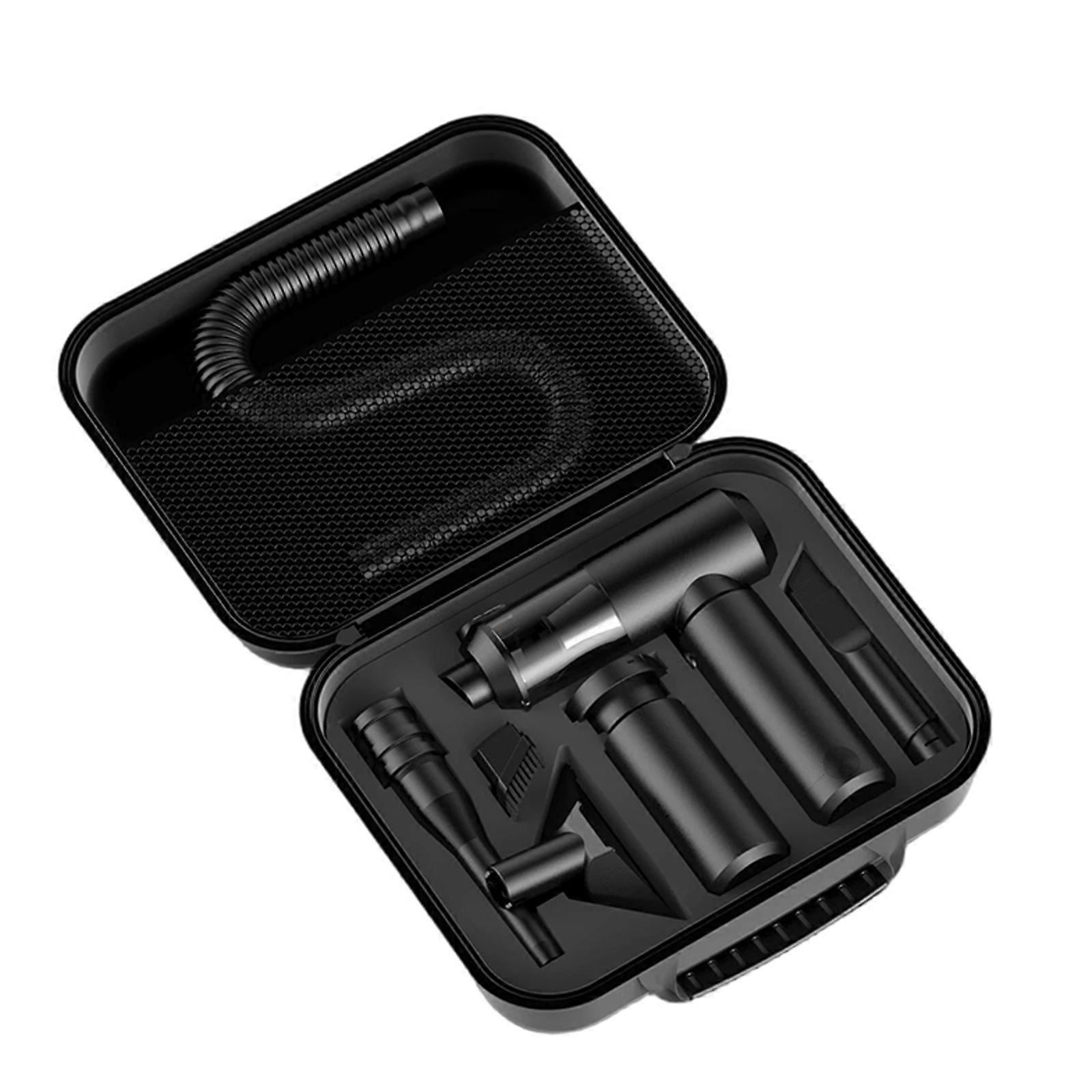 Portable Rechargeable Air Duster Two Motor 120W For Computer Keyboards Sofa With 6000mAh Removable PowerBanks Multicolor