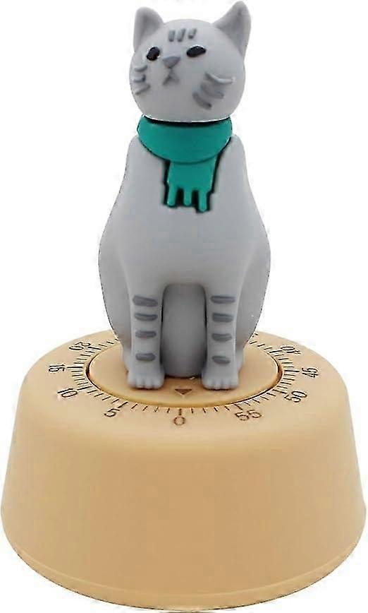 Kitchen timer mechanical cat shape