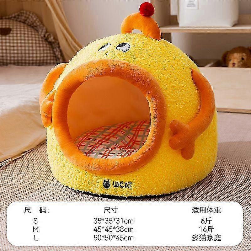 Halloween Cat Bed for Indoor Cats in Clown Pattern