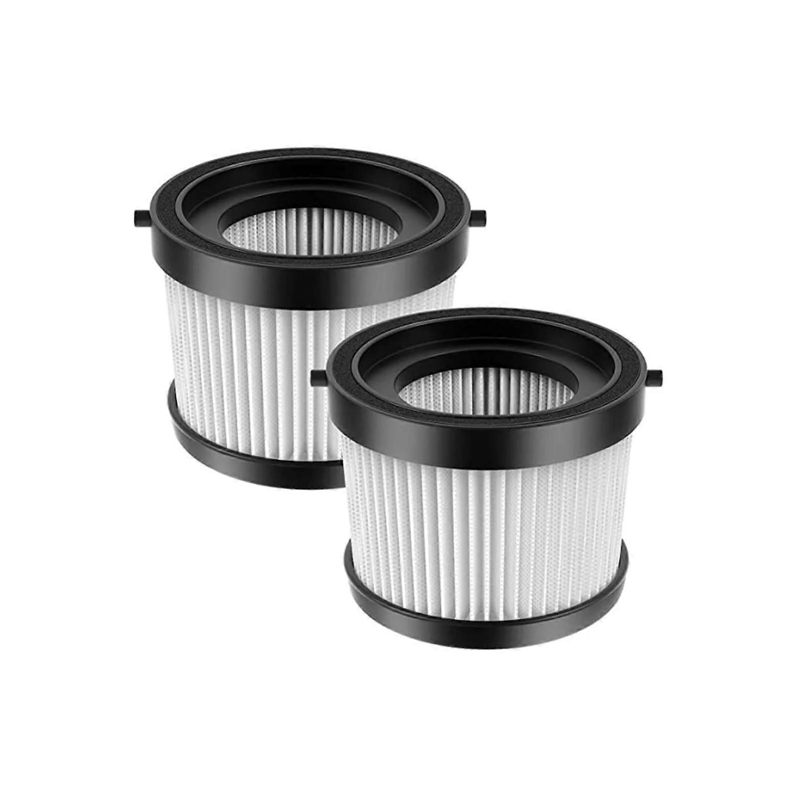 2 Pack HEPA Replacement Filters with Black Gasket for 20V Cordless Handheld Vacuum