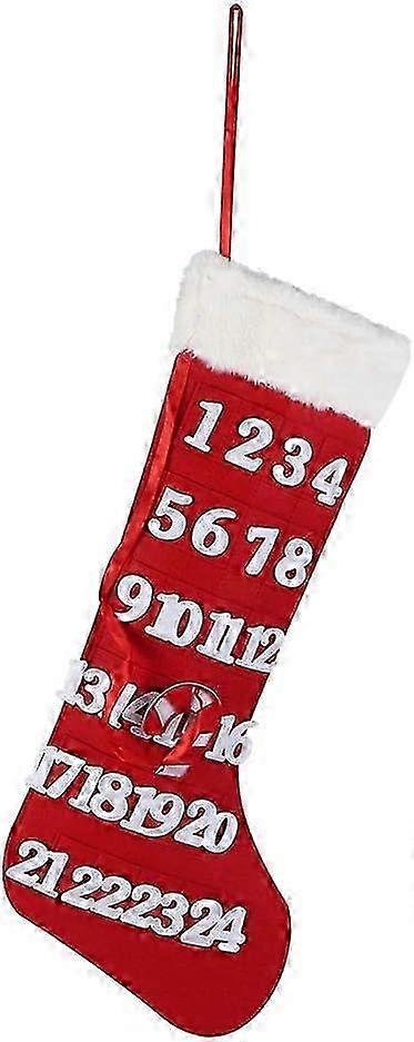 Felt Countdown Calendar for Tizzy - Christmas Advent Decoration Cute Pattern