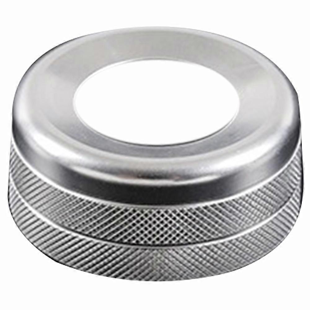 Car Central Control Volume Adjustment Knob Ring Cover(Silver)