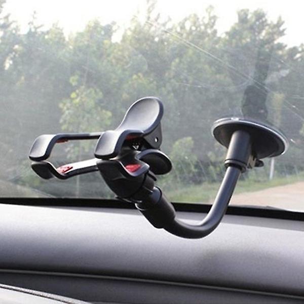 Universal Car Mobile Phone Holder Stand Rotating 360 Degree Long Arm Windshield Mount For Gps 1pc/2pcs