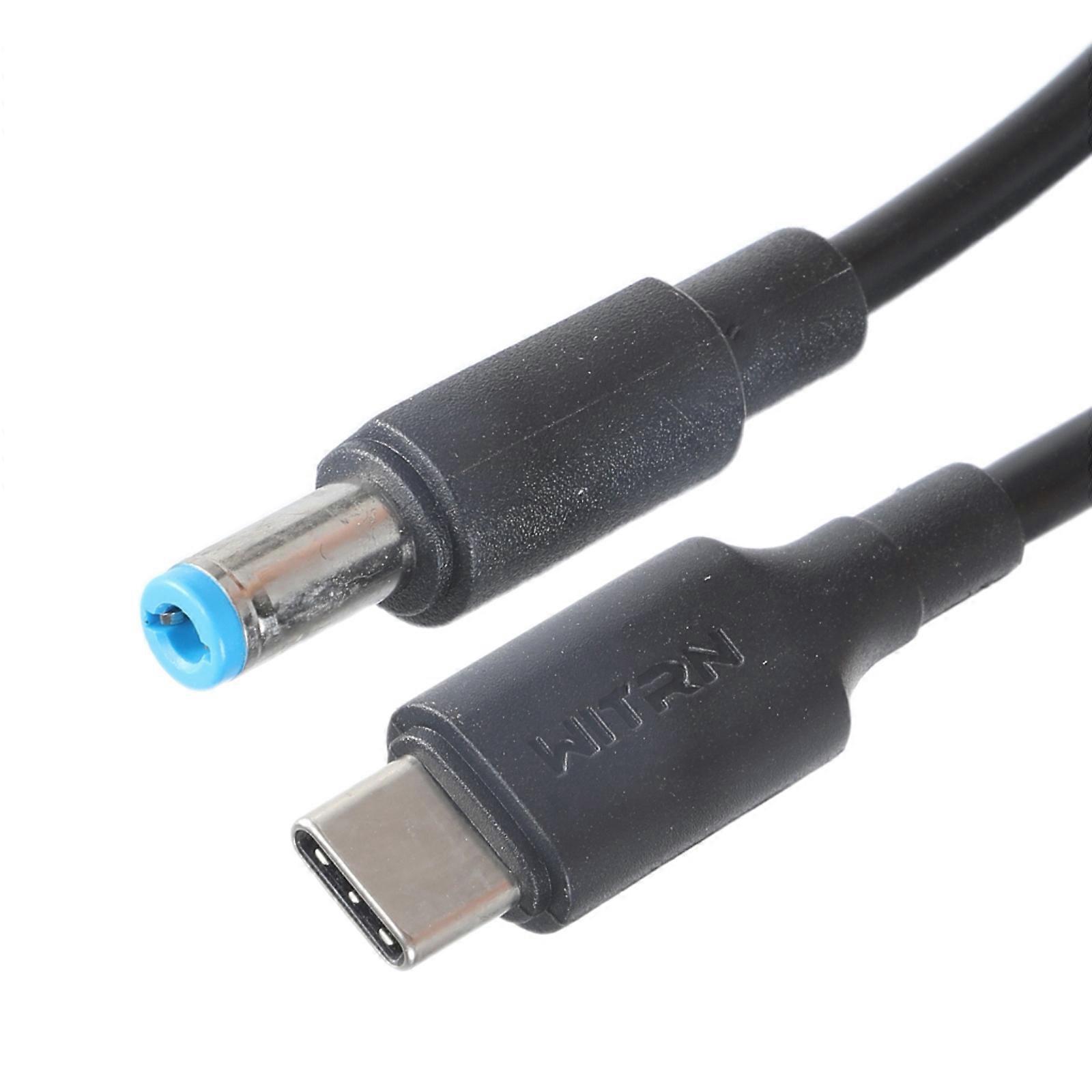 Universal USB C Type-C PD to 12V 5.5x2.5mm Converter Cable for Fan Table Lamp Router Modem Notebook Computer LED Light Multicolor