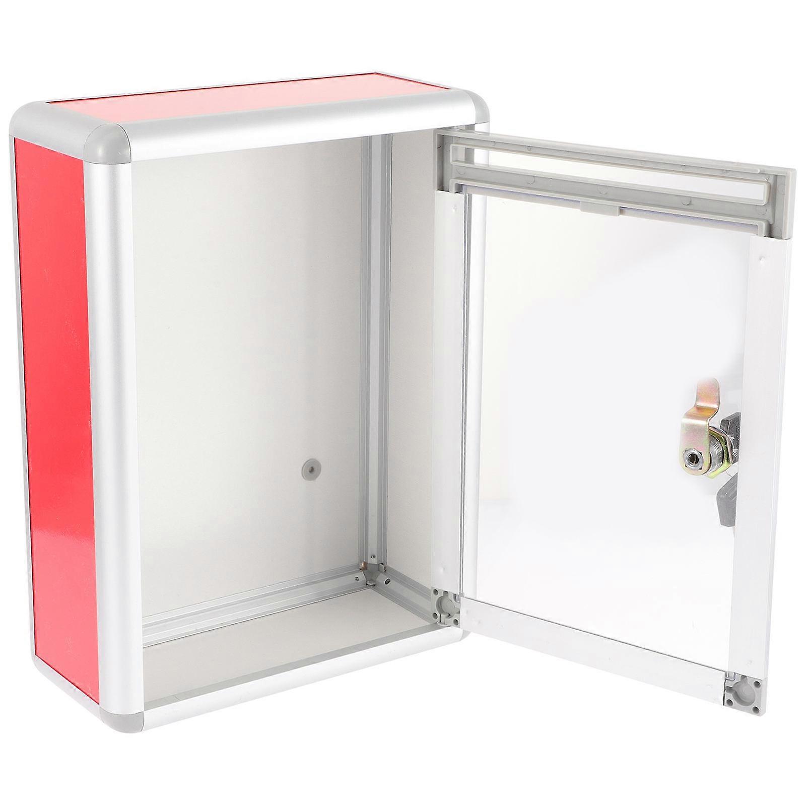 Aluminum Wall Voting Box Suggestion Box for Secure Storage
