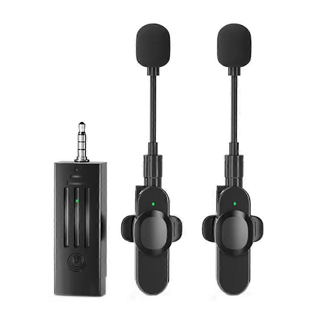 Mini Wireless Microphone 3.5mm Bluetooth Speaker Collar Microphone Speaker for Lectures Classroom Teaching 1 in 2