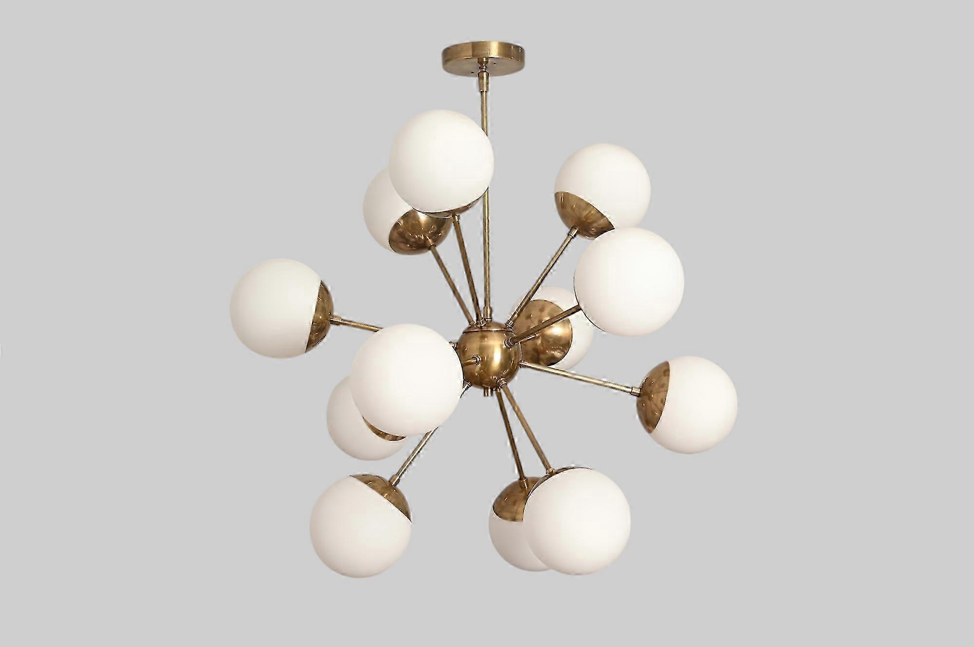 12-Globe Lights Chandelier – Stunning, Modern Design Ceiling Light