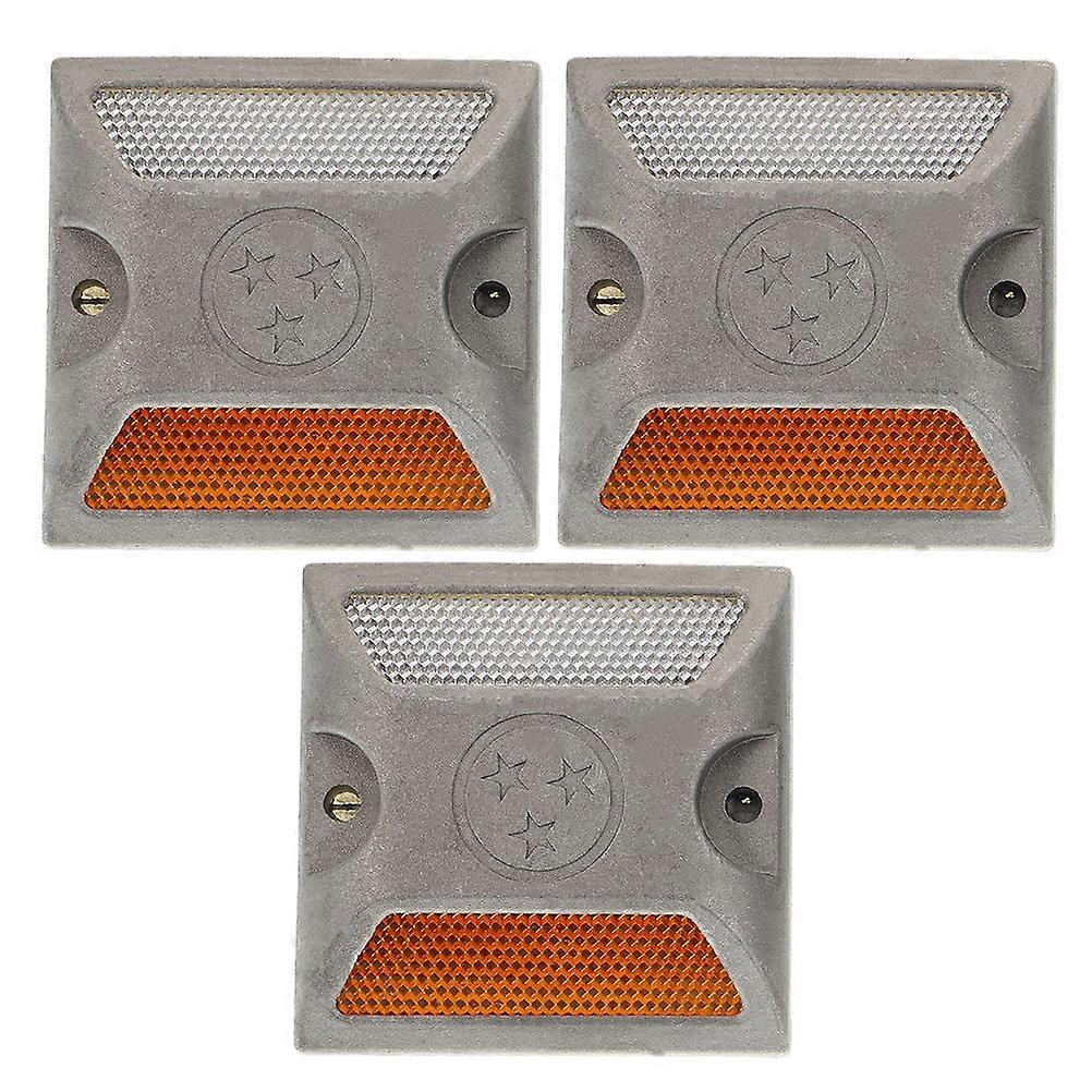 Road Marker Multi Aluminum Road Reflector for Sidewalks 3Pcs Set