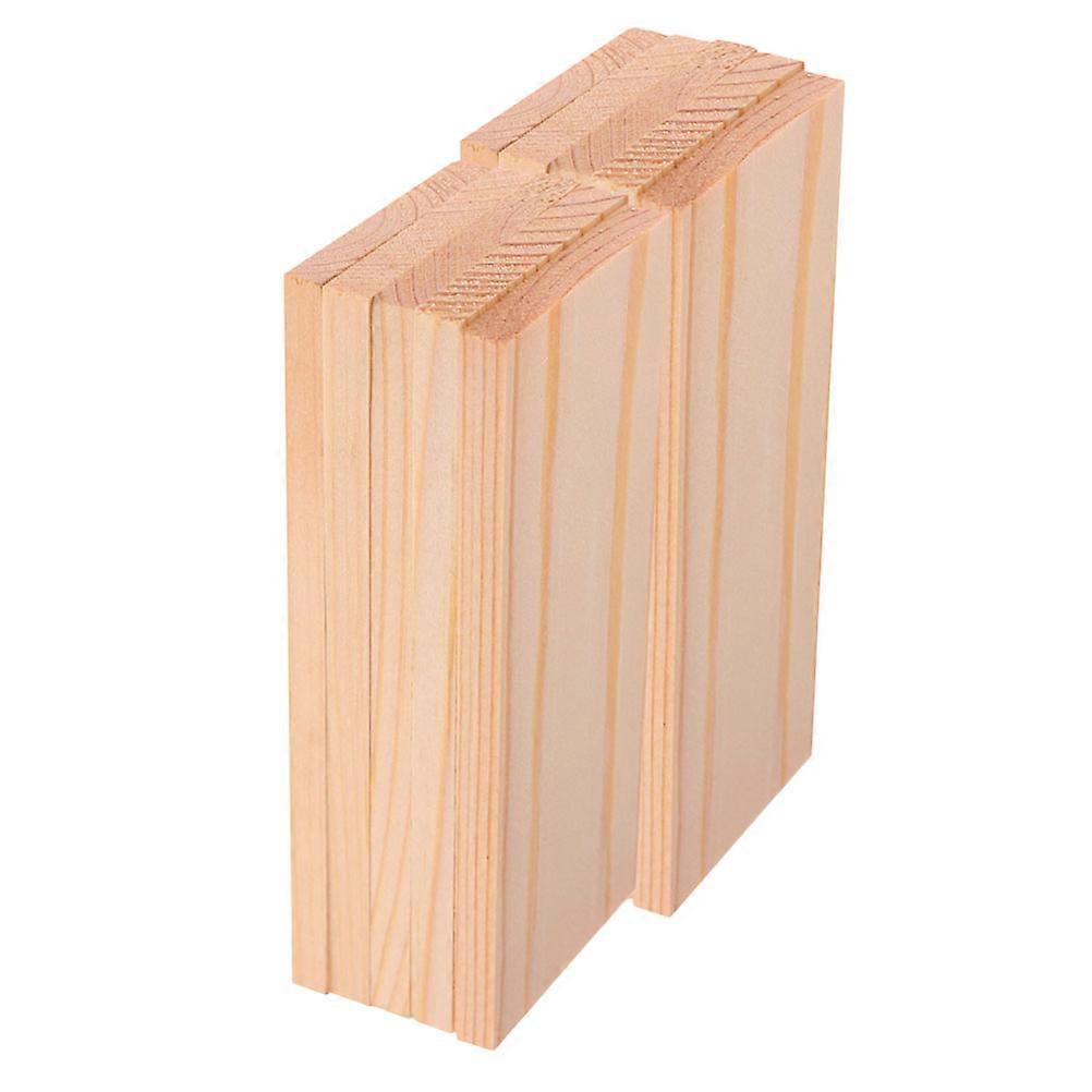 Wood Cutting Board Rectangular Pine Board Model Making Adults 10Pcs