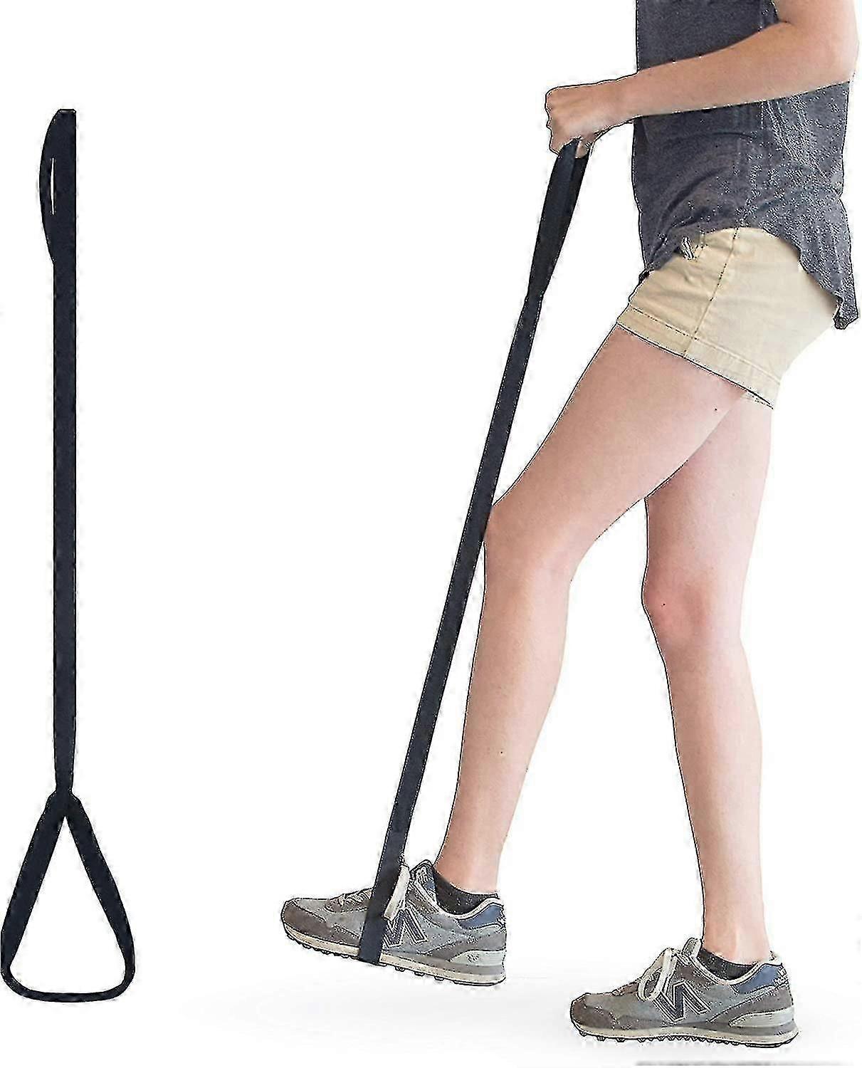 Long Leg Lifter - Durable & Rigid Hand Strap & Foot Loop - Ideal Mobility Tool