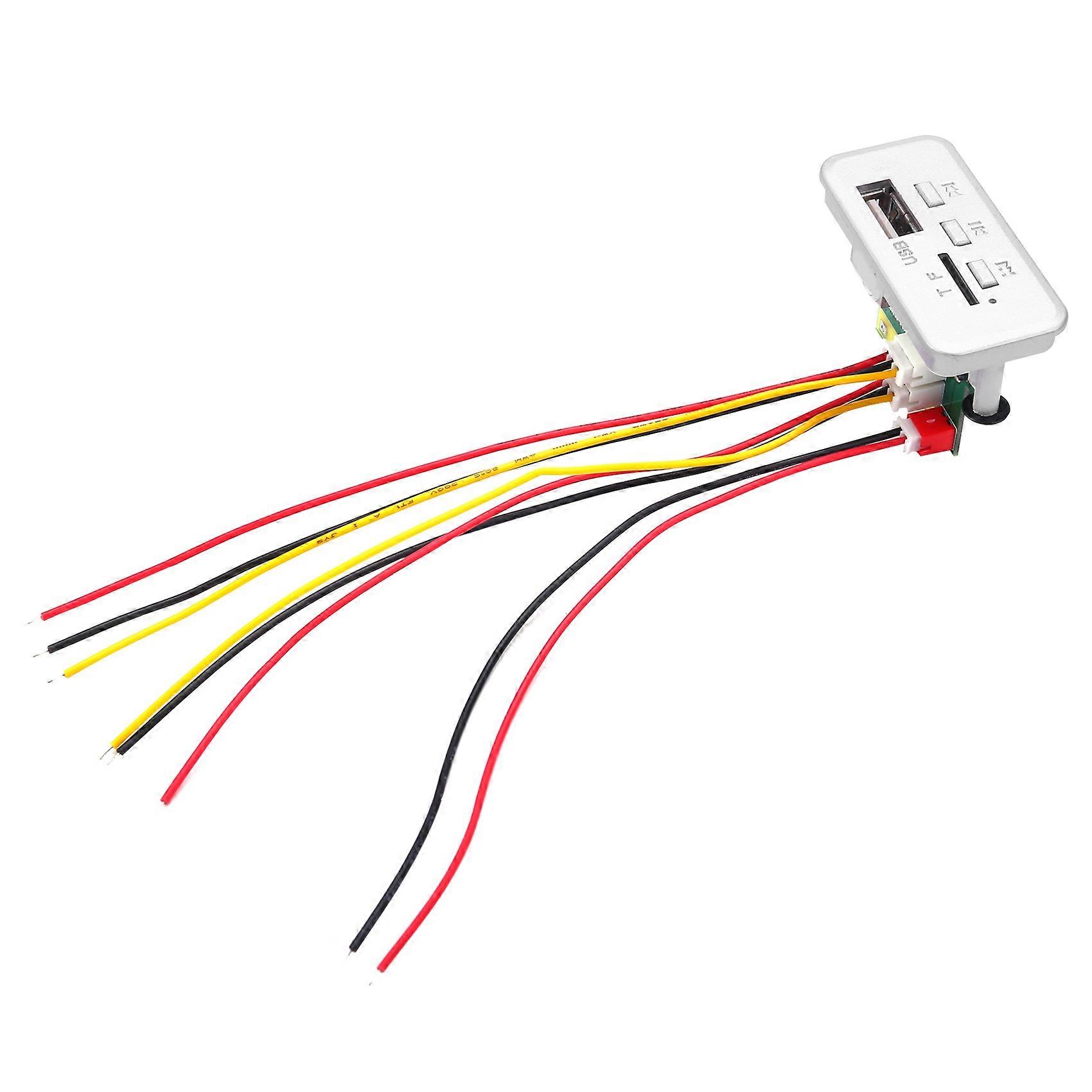 Bluetooth 5.0 MP3 Player Module 12V Car FM Radio Module Support TF