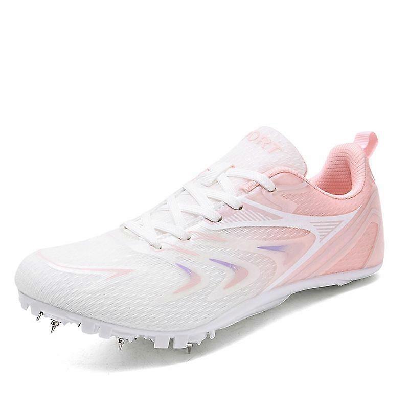 Women's Track and Field Shoes with Spikes Running Racing Shoes Cross Jumping Sprint Sneakers