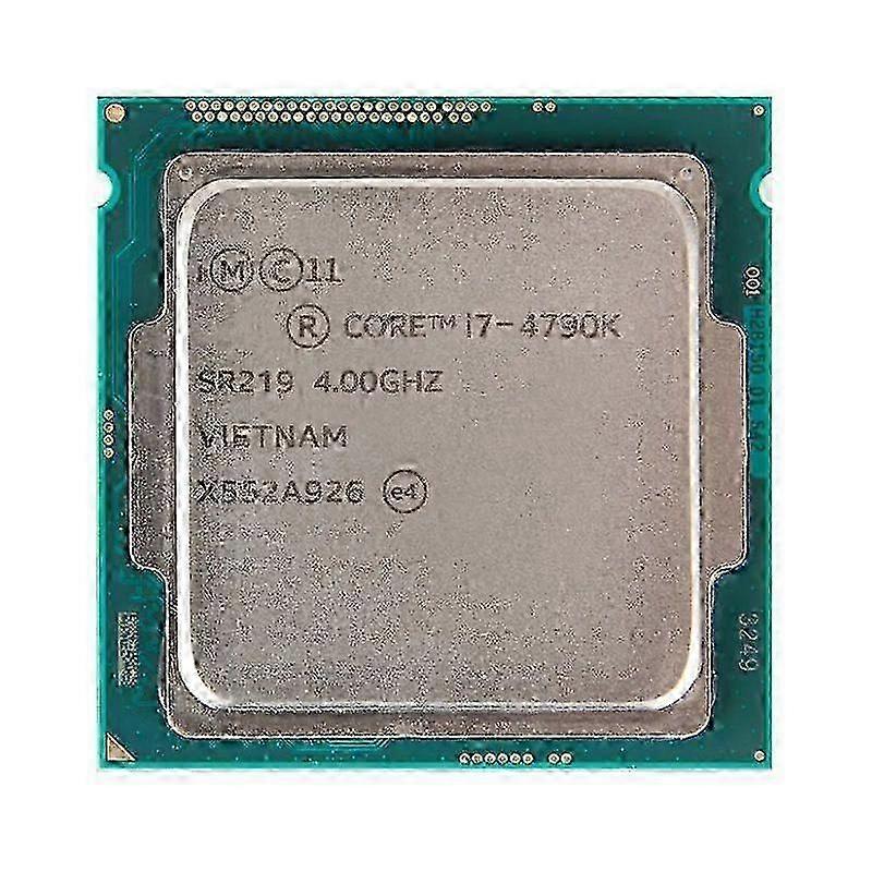 Intel Core i7-4790K-prosessor – LGA 1150-sokkel, 4 kjerner, 8 tråder, 4,0 GHz basisklokke, 8 MB L3-buffer, 88 W TDP for stasjonære PC-er