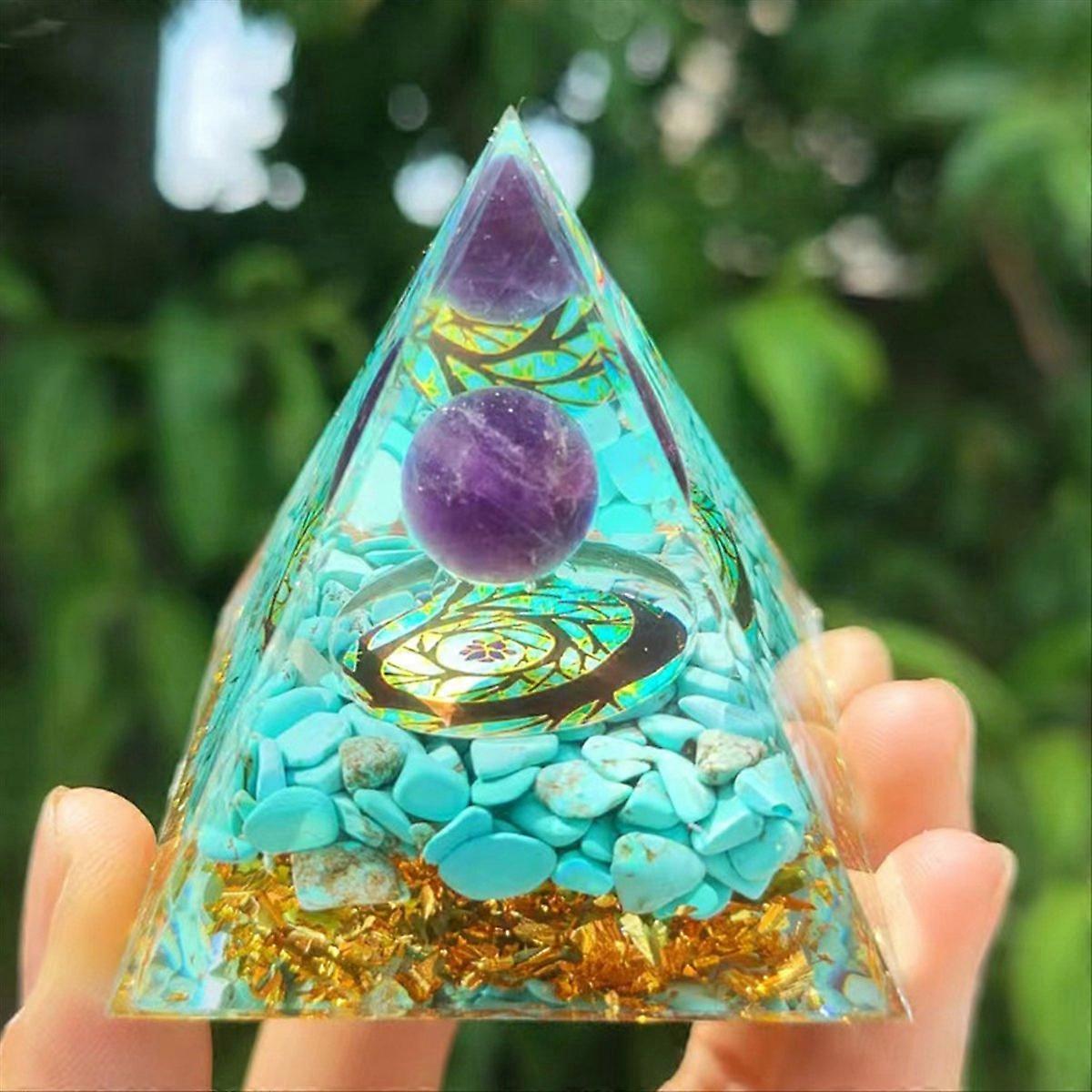 E Pyramid Ornaments CrystalEnergy Generator Orgone Pyramid