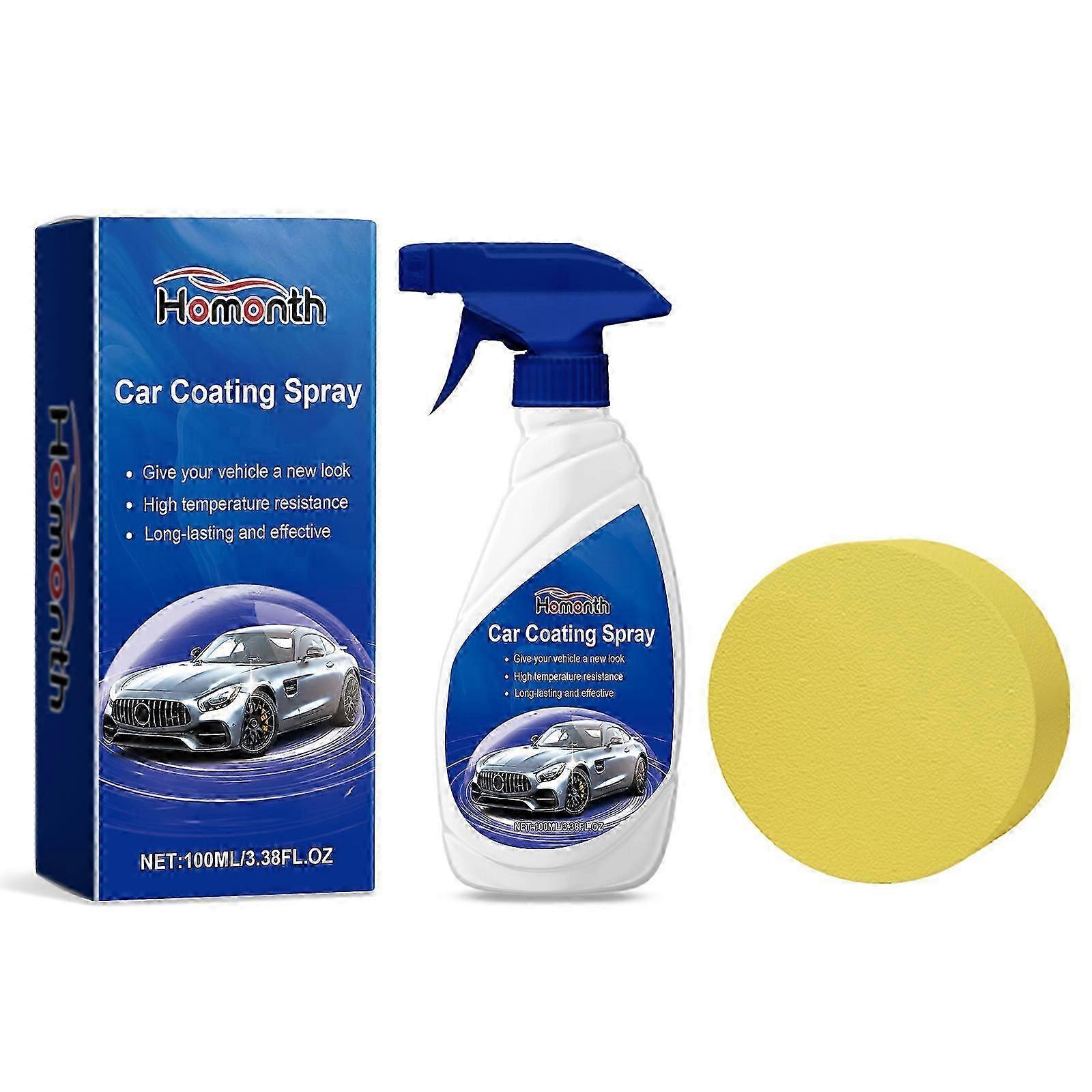 Car Coating Agent - Enhance Paint Gloss, Protect Against Stains, Easy Application, 1 Set