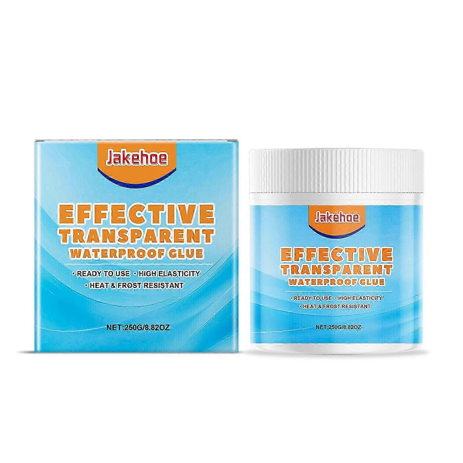 transparent waterproof adhesive contains polyurethane emulsion and waterproofing agent