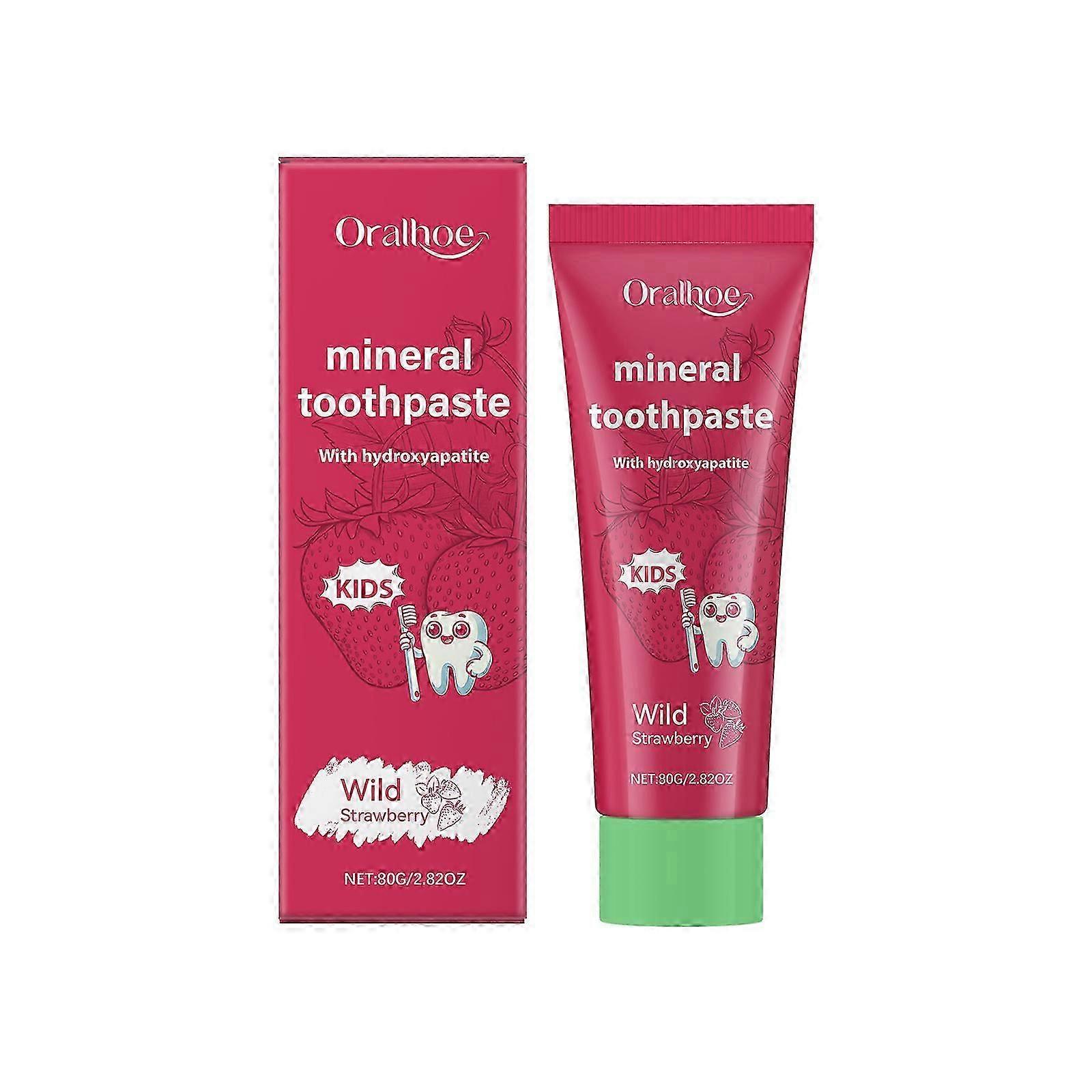 strawberry-flavored children's toothpaste contains calcium carbonate and sorbitol